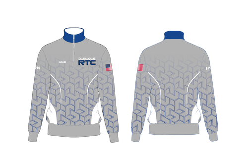 Dubuque RTC Sublimated Quarter Zip - Design 1 (Gray)