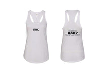 New Body Legacy Women's Next Level Racerback Tank Top - White