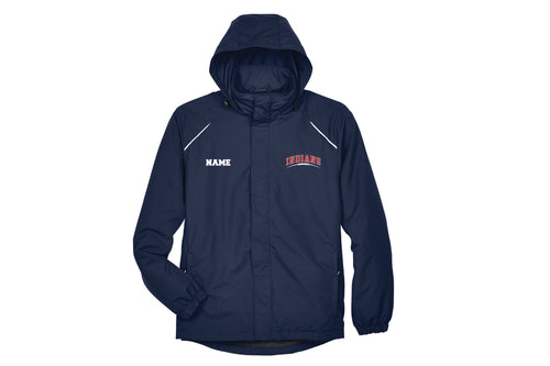 Northampton Indians Football Men's Hooded Rain Jacket - Navy