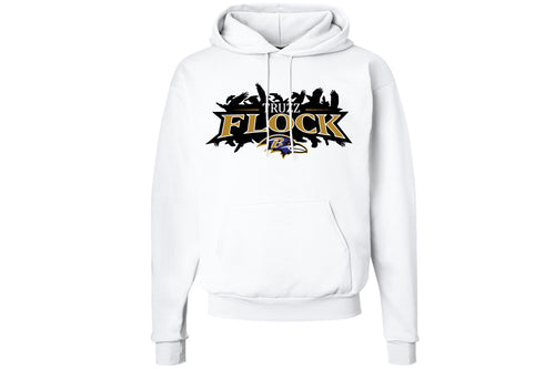 Truzz Ravens Cotton Hoodie - White