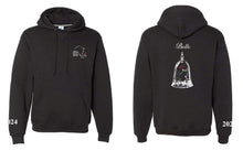 Beauty and the Beast Cotton Hoodie - Black