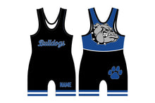 Salem Bulldogs Wrestling Sublimated Men's Singlet - Design 3