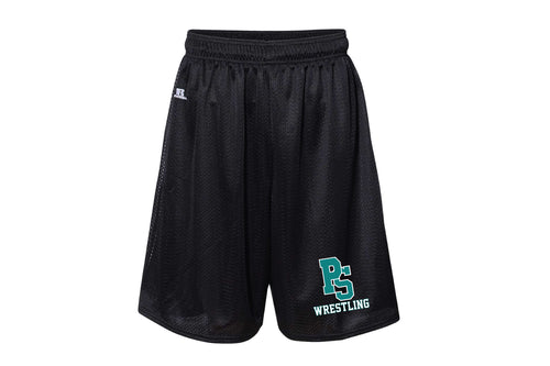 Plymouth South Wrestling Athletic Shorts - Black