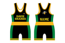 Davie Sharks Wrestling Sublimated Men's Singlet