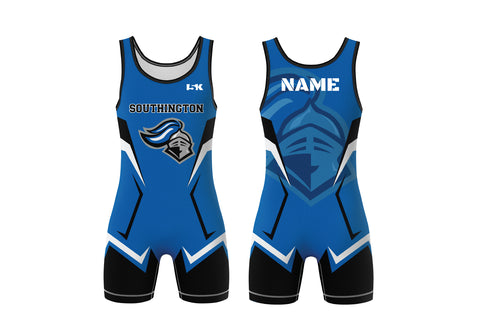 Southington Wrestling Sublimated Men's Singlet - Design 1