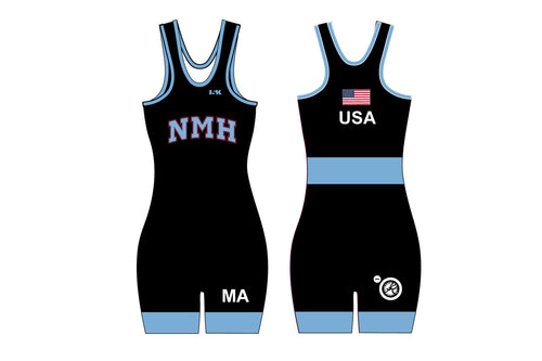 NMH Wrestling Sublimated Women's Freestyle Singlet - Black