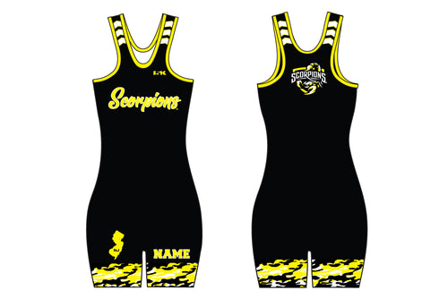 Scorpions Wrestling Sublimated Women's Singlet - Design 3