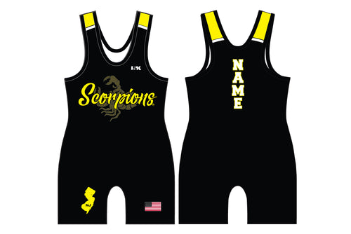 Scorpions Wrestling Sublimated Men's Singlet - Design 2