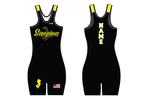 Scorpions Wrestling Sublimated Women's Singlet - Design 2