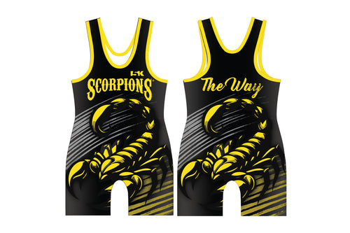 [NEW] Scorpions Wrestling Sublimated Men's Singlet - Design 5