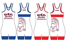 BHBL Wrestling Sublimated Women's Free Style Singlets - Blue / Red