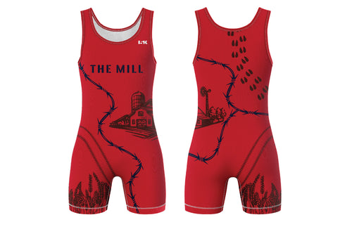 Mill River Wrestling Sublimated Men's / Boy's Singlet - Design 1