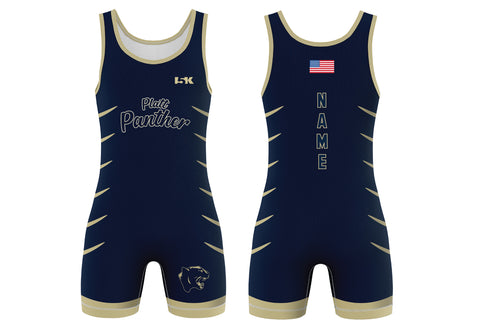 Platt Panther Wrestling Sublimated Men's Singlet