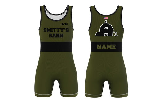 Smitty's Wrestling Barn Sublimated Men's Singlet - Barn Army (Design 2)