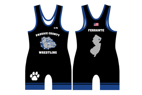 Passaic County Wrestling Sublimated Men's Singlet