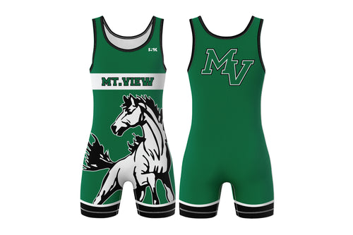 Mt. View Mustangs Wrestling Sublimated Men's Singlet