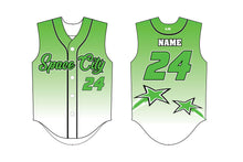 Invaders Baseball Sublimated Sleeveless Game Jersey (Alternate)