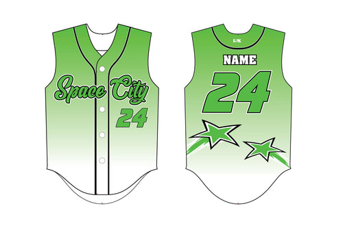 Invaders Baseball Sublimated Sleeveless Game Jersey (Alternate)