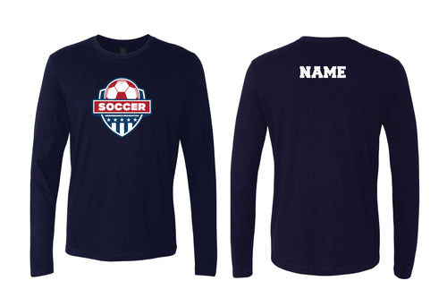 Independence Rec Soccer Cotton Long Sleeve Shirt - Navy