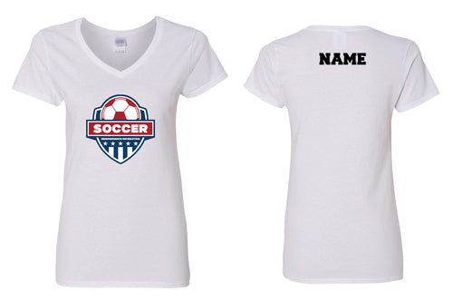 Independence Rec Soccer Cotton V-Neck Tee - (4 Color Options)