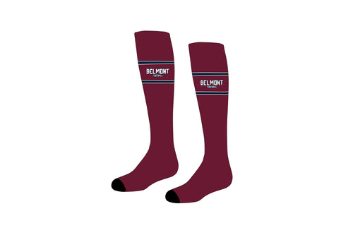 Belmont Marauders Football Sublimated Knee High Socks