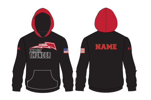 Twin City Thunder Football Sublimated Hoodie