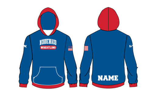 Nonnewaug Wrestling Sublimated Hoodie - Design 1