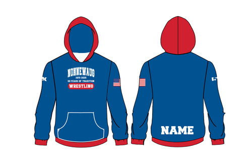 Nonnewaug Wrestling Sublimated Hoodie - Design 2