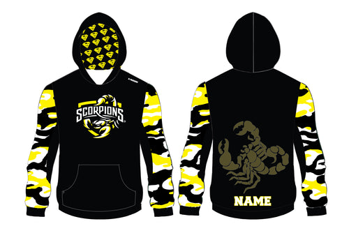 Scorpions Wrestling Sublimated Hoodie Design 1 - Traditional Camo