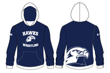 Plainview Hawks Wrestling Sublimated Hoodie - Navy