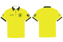 North Shelby Wrestling Sublimated Polo Shirt - Yellow