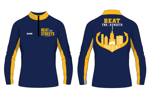 Beat The Streets Sublimated Quarter Zip - Navy