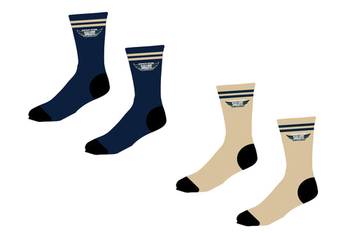 Kentucky Intense Sublimated Socks - Navy / Vegas Gold