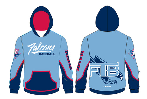 Falcons Baseball Sublimated Hoodie - Design 1