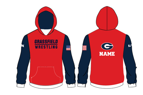 Grassfield Grizzlies Wrestling Sublimated Hoodie