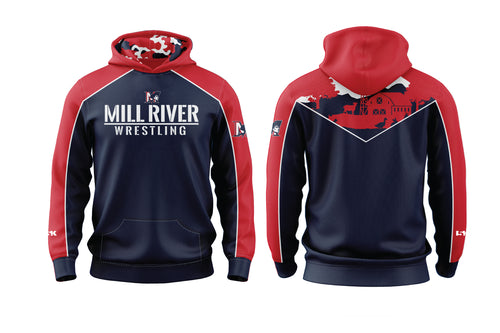 Mill River Wrestling Sublimated Hoodie - Design 2