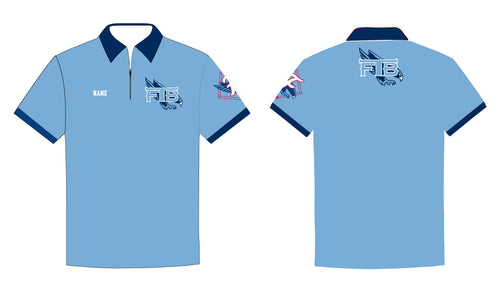 Falcons Baseball Sublimated Polo Shirt - Design 1