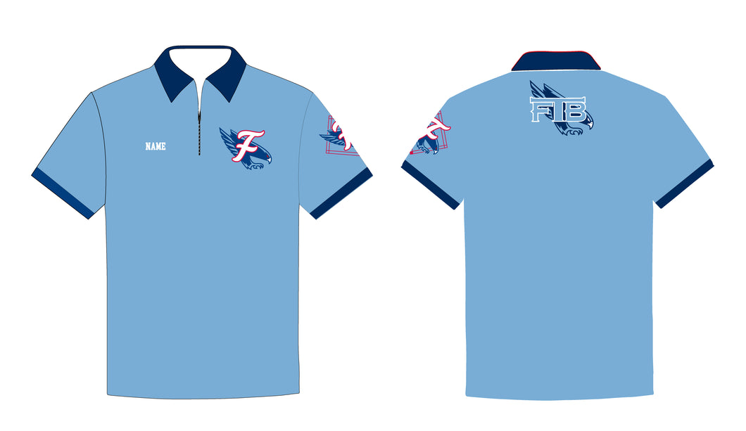 Falcons Baseball Sublimated Polo Shirt - Design 2