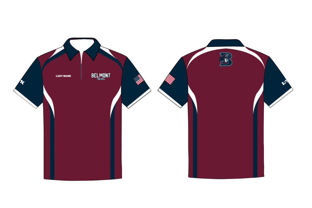 Belmont Marauders Football Sublimated Polo Shirt