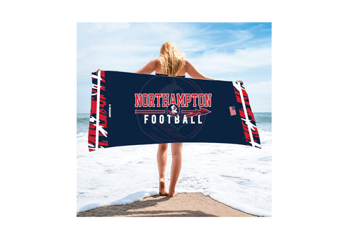 Northampton Indians Football Sublimated Beach Towel