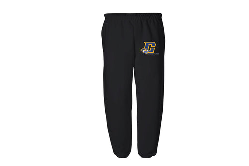 Central Wrestling Cotton Sweatpants - Black