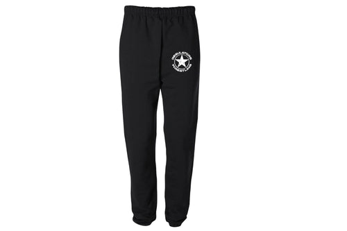 North Shelby Wrestling Cotton Sweatpants - Black