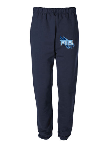 Falcons Baseball Cotton Sweatpants - Design 1 (Navy)