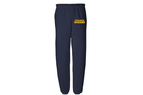 Pequannock Queens Soccer Cotton Sweatpants - Navy