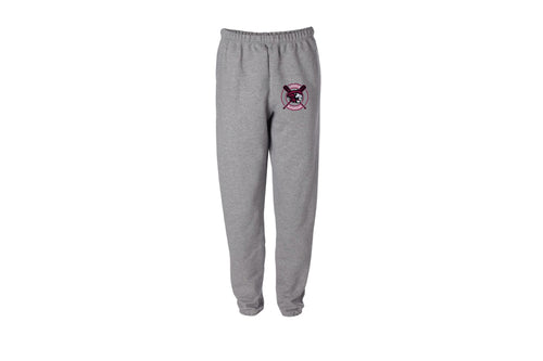 Leonia Baseball Cotton Sweatpants - Gray