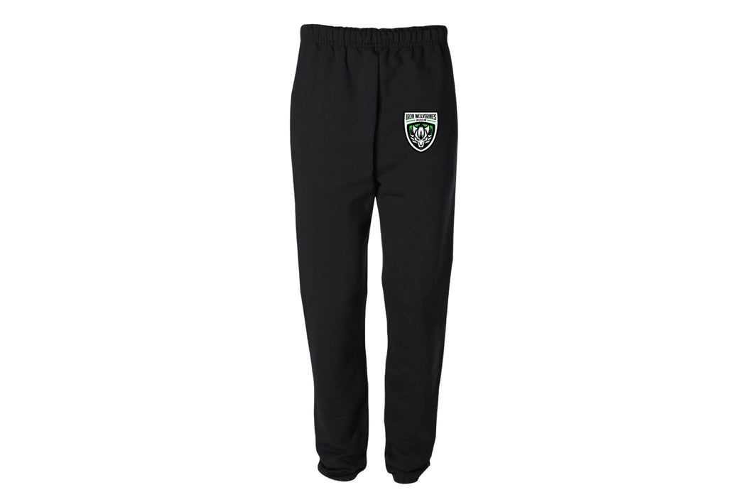Iron Wolverines Cotton Sweatpants - Black