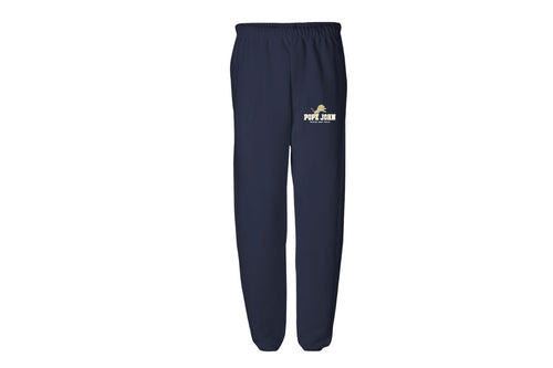 Pope John Track & Field Cotton Sweatpants - Navy