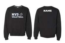 NVD Cotton Crewneck Sweatshirt Design 2 - Black