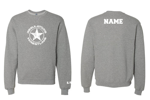 North Shelby Wrestling Cotton Crewneck Sweatshirt - Gray