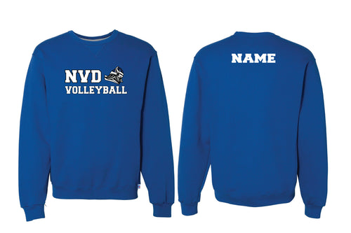 NVD Cotton Crewneck Sweatshirt Design 2 - Royal